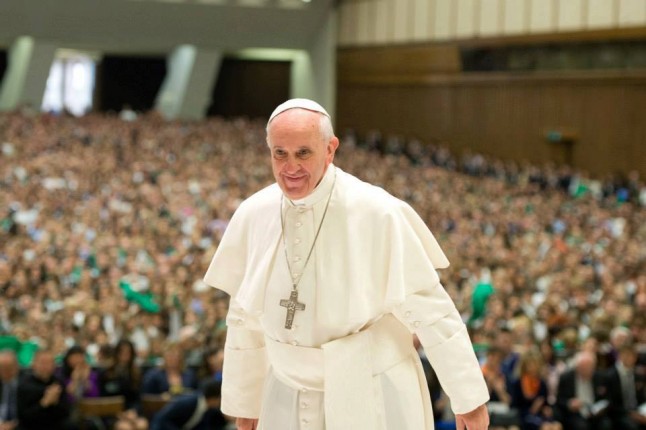 Pope Francis meets students of Jesuit schools of Italy and Albania